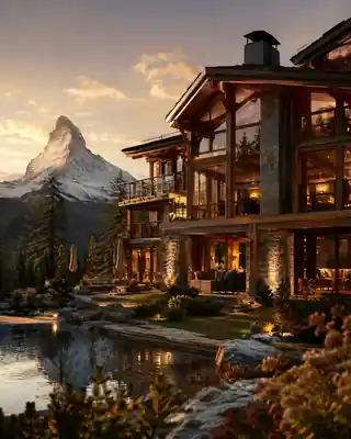 Alpine property direction — AI concept visual